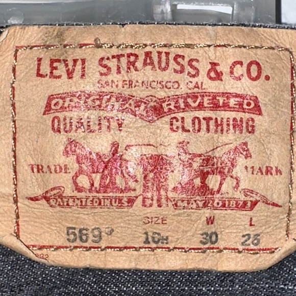 Boy’s Levi’s 569, Loose Straight, Light Black, Size 10 Husky(30x26) - Picture 3 of 4